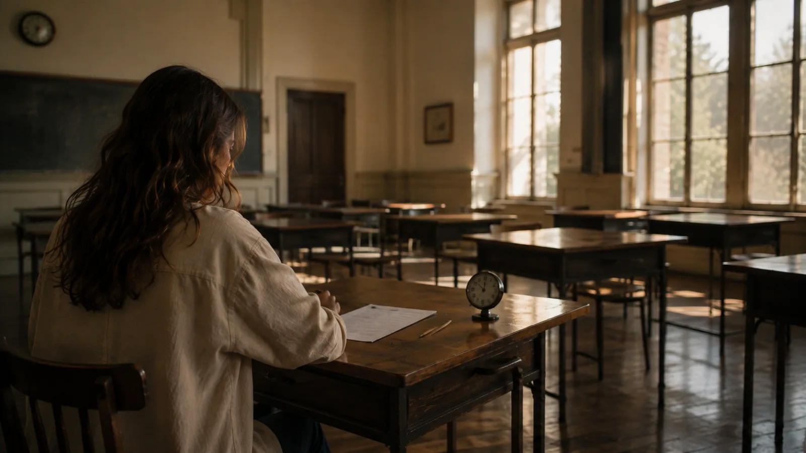 Imagen de soñar con un examen