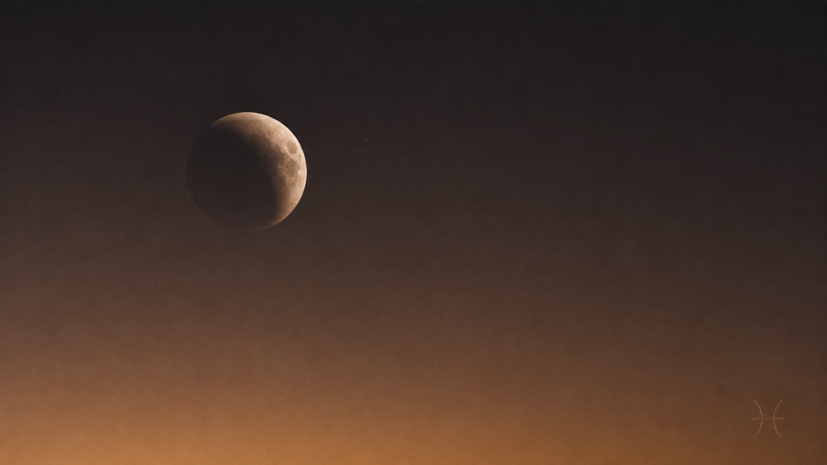 Eclipse lunar parcial en Piscis